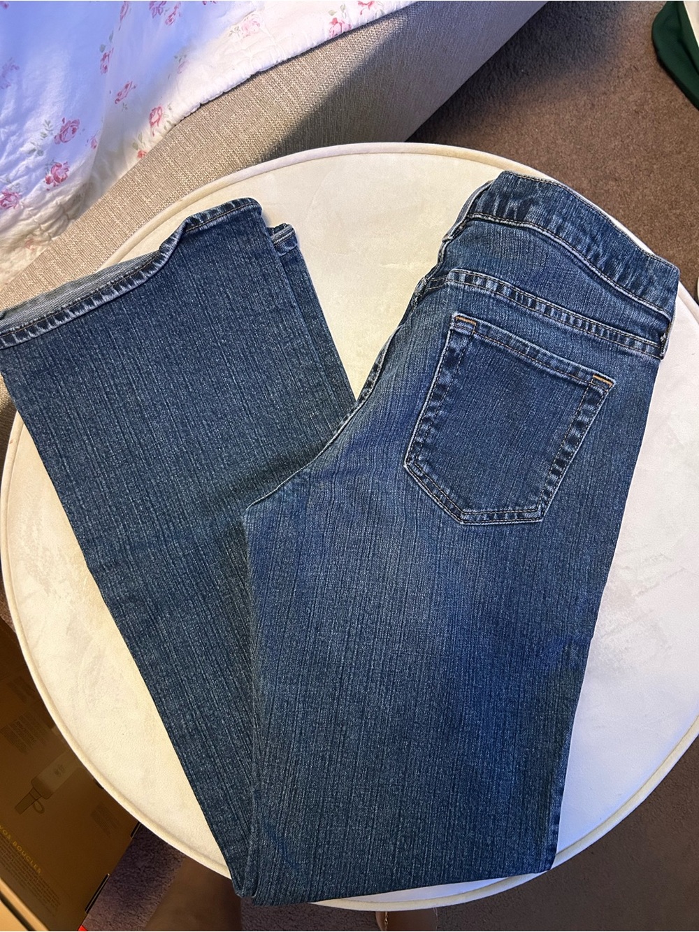 GAP Women’s Low Rise Bootcut Jeans - Dark Blue Denim